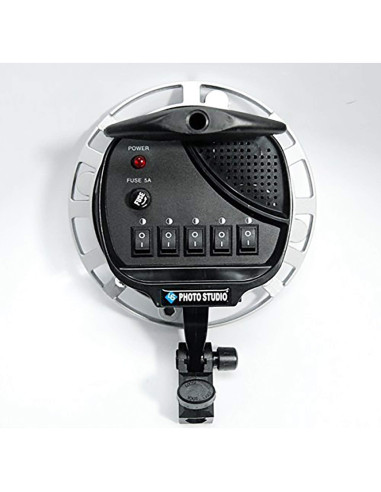 Portalámparas 5 en 1 E26 E27 LimoStudio AGG1434 Tricolor