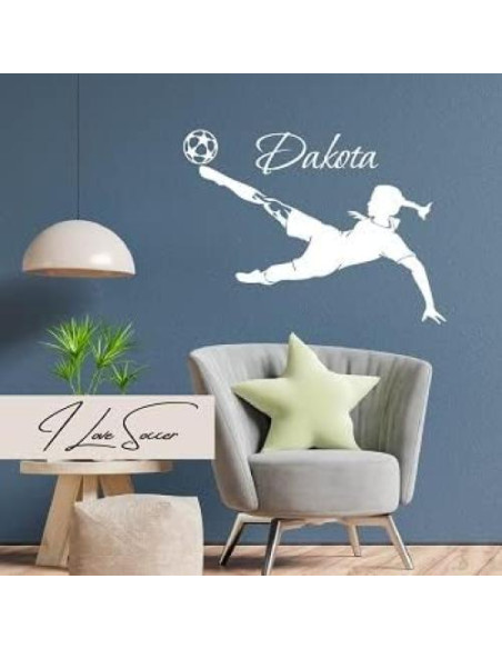 Vinilo de Pared Personalizado Fútbol In-Style Decals 20x28 cm