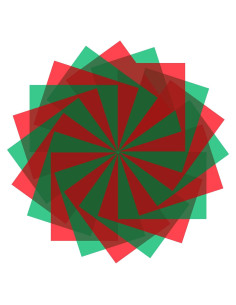 20 Filtros de Gel de Navidad Zonon 29.7x21 cm Rojo Verde