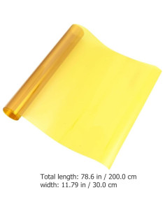 Filtro de luz amarilla DOITOOL 200x30 cm para fotografía y video 2