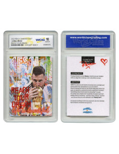 Tarjeta de Comercio Rency 2022 Lionel Messi con Polvo de Diamante