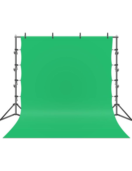 Kit de Iluminación Profesional LimoStudio AGG408 con Fondo Verde