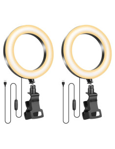 Luz de Anillo Evershop con Soporte de Trípode - 2 Paquetes