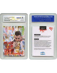 Tarjeta de Comercio Rency 2022 Lionel Messi con Polvo de Diamante 2