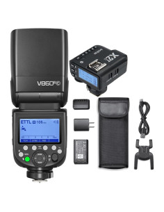 Flash Godox V860III-C Inalámbrico E-TTL II 1.38 kg para Canon