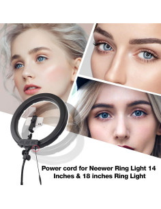 Adaptador de Corriente 15V 5A Neewer Ring Light 14/18" 2