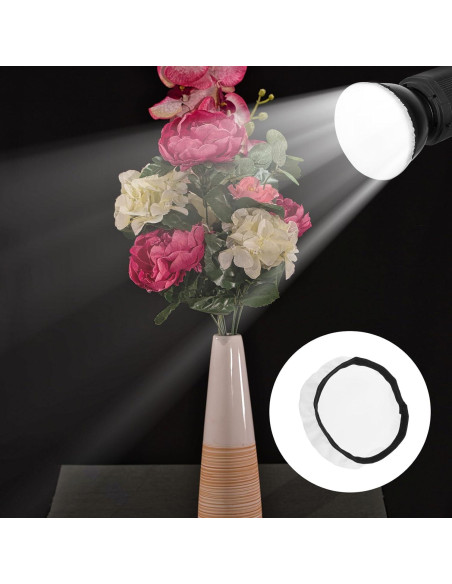 4 Fundas Difusoras de Luz Blanca 18cm para Reflectores Estudio