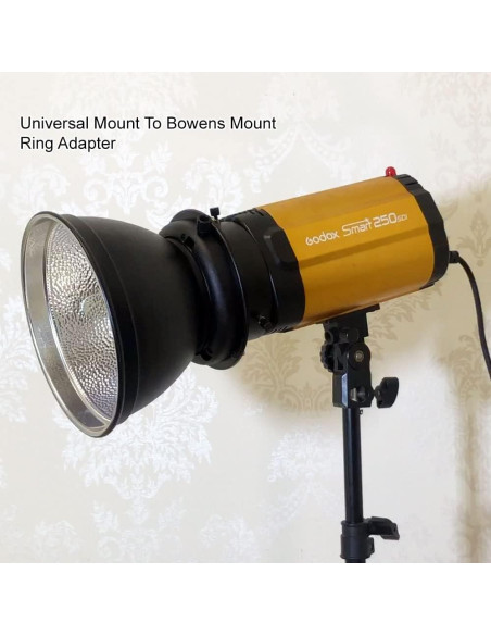 Adaptador de Montaje Bowens HAPPYTOPSTAR para Flash Estroboscópico