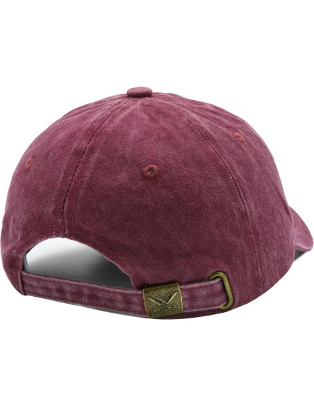 Gorra de Pickleball Ajustable Bordada 100% Algodón Roja