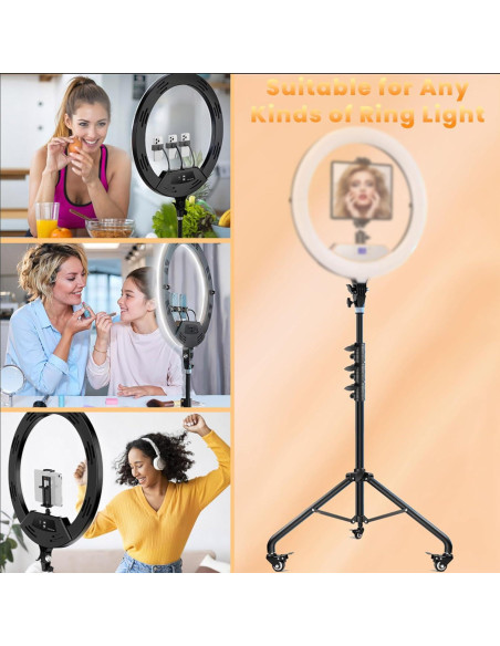 Soporte de Trípode MACTREM para Anillo de Luz 190.5 cm