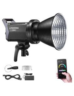 Luz de Video Godox LA200D 3.45kg, CRI 96+, Efectos FX