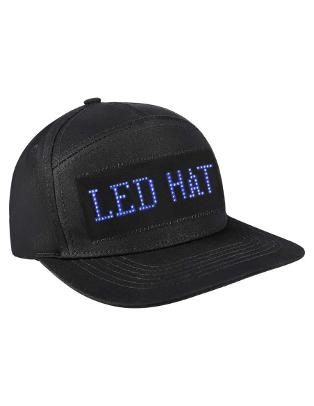 Gorra LED Alavisxf XX Ajustable con Pantalla Desmontable