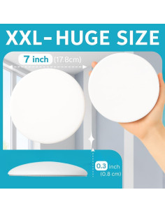 Tope de Puerta XXL Autoadhesivo Hogar Más Fuerte - 2 Piezas 2
