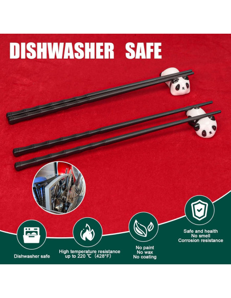 Juego de Palillos Antideslizantes Young Dance con Soporte Panda