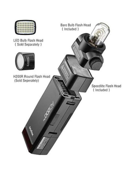 Flash Godox AD200 Pro 200Ws 2.4G Speedlight HSS 1/8000s Flash Godox AD200 Pro 200Ws 2.4G Speedlight HSS 1/8000s