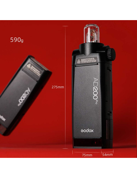 Flash Godox AD200 Pro 200Ws 2.4G Speedlight HSS 1/8000s Flash Godox AD200 Pro 200Ws 2.4G Speedlight HSS 1/8000s