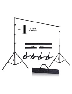 Kit Soporte de Fondo de Fotografía Ajustable HYJ-INC 3.05m x 2.59m