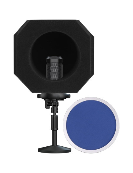 Escudo de Aislamiento de Micrófono Ktondic PF8 con Filtro Antipop Escudo de Aislamiento de Micrófono Ktondic PF8 con Filtro Antipop