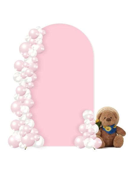 Cubierta de arco de spandex MLMC 1.83x0.79m Fucsia para eventos