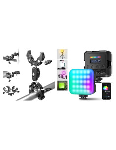 Soporte de Cámara NEEWER UA036 con Brazo Mágico y Luz RGB