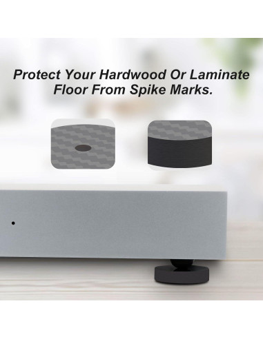 Pies de Aislamiento Monosaudio 40x10mm para Altavoces