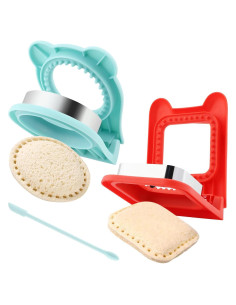 Juego de Cortadores de Sándwich Saycker 2 Piezas Acero Inoxidable