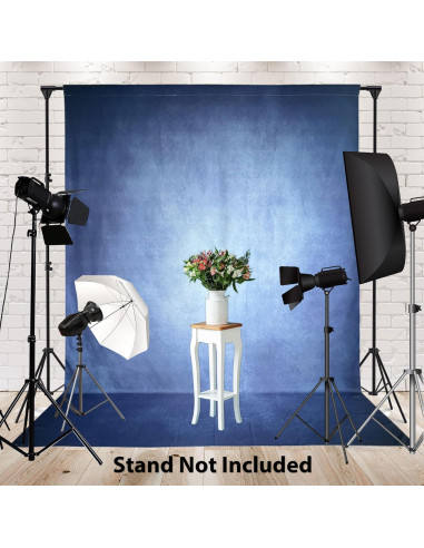 Fondo de Fotografía Flogriet 2.44x3.05m Azul Abstracto