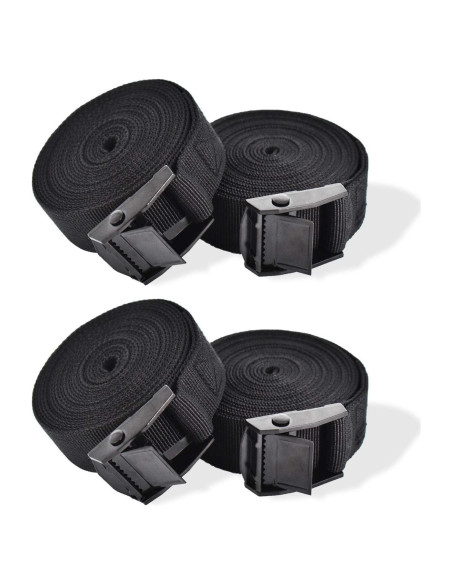 Correas de Amarre RIO Direct 1m x 2.5cm Ajustables 4 Unidades