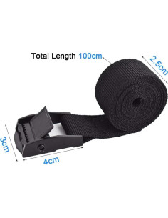 Correas de Amarre RIO Direct 1m x 2.5cm Ajustables 4 Unidades 2