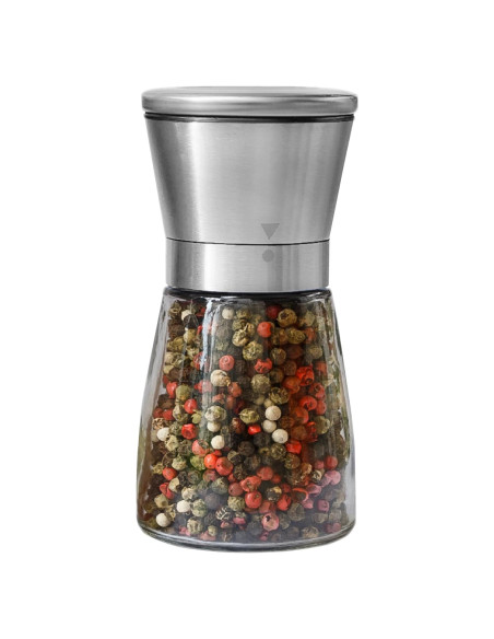 Molinillo de Pimienta y Sal Kitchen-GO Acero Inoxidable 14cm Molinillo de Pimienta y Sal Kitchen-GO Acero Inoxidable 14cm