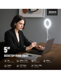 Luz de Anillo NEEWER BR60 10W LED Ajustable para Selfie 2