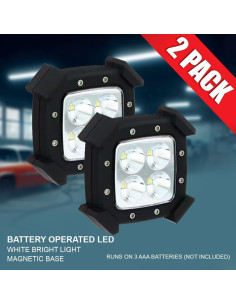 Luz Puck LED Resistente NINJAMO 8.89 cm 50 Lúmenes 2