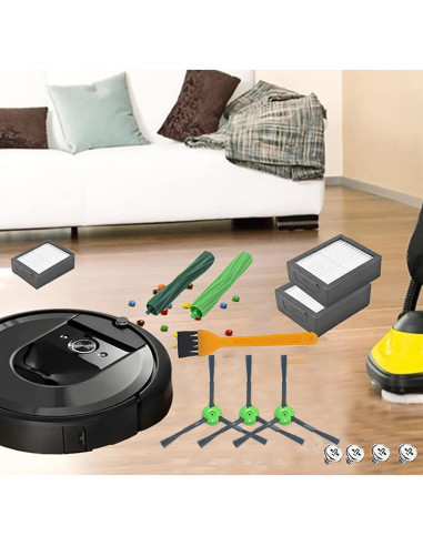 Cepillos Laterales de Reemplazo Vanclearidea para iRobot Roomba