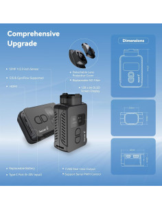 Cámara de Acción RunCam 6 4K FPV con WiFi y EIS 2