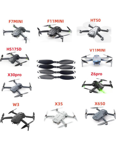 Hélices de Repuesto Fytoo 24PCS para Drones HS175D X500pro