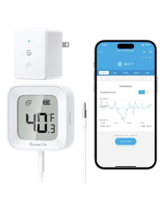 Termómetro WiFi GoveeLife H5108 con Alarma y Pantalla LCD