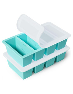 Bandeja de Congelador de Silicona GGOW 1 Taza 250mL 125mL