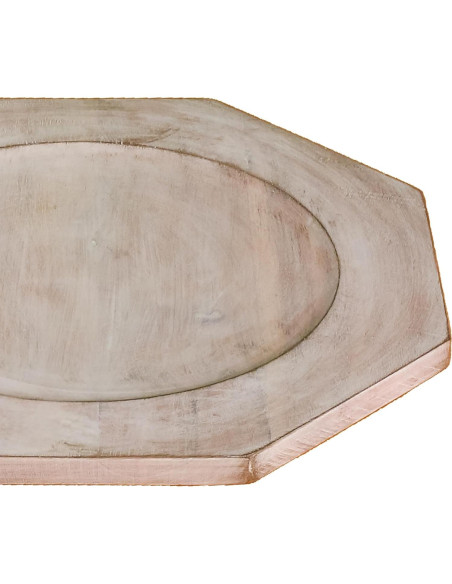 Conjunto de Platos Cargadores de Madera Alpha Living 33 cm - 2 Unidades