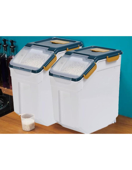 Contenedor de Almacenamiento Hermético YXQ 25lbs 2 Piezas