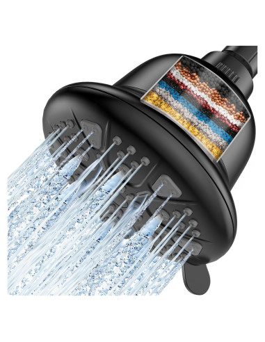 Cabezal de Ducha Filtrado DAKINGS 16 Etapas Alta Presión 7 Modos