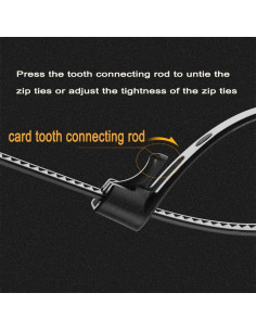 Bridas Reutilizables Liberables AGAOTIAN 30 cm 100 Piezas 2