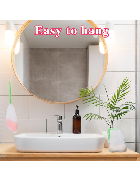 10 Bolsas de Jabón de Malla Exfoliante MOZEAT LENS 12x9cm