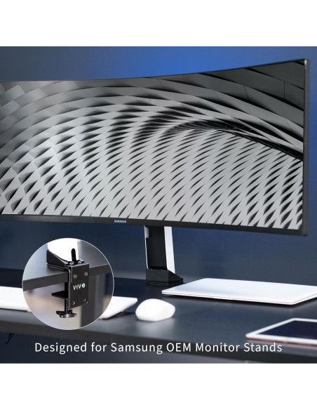 Adaptador de Abrazadera VIVO para Soporte Monitor Samsung G7/G9