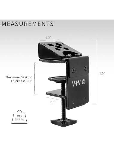 Adaptador de Abrazadera VIVO para Soporte Monitor Samsung G7/G9