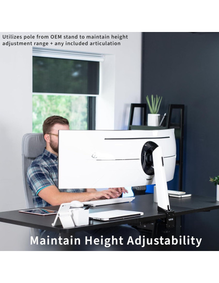 Adaptador de Abrazadera VIVO para Soporte Monitor Samsung G7/G9