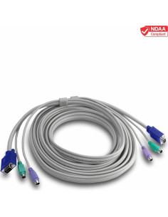 Cable KVM TRENDnet TK-C15 PS2 VGA Macho a Macho 4.5m 2