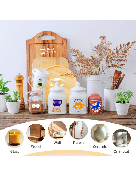 Vinilos Adhesivos Permanentes Mate Sileelis 40 Piezas 30.48x30.48cm Vinilos Adhesivos Permanentes Mate Sileelis 40 Piezas 30.48x30.48cm