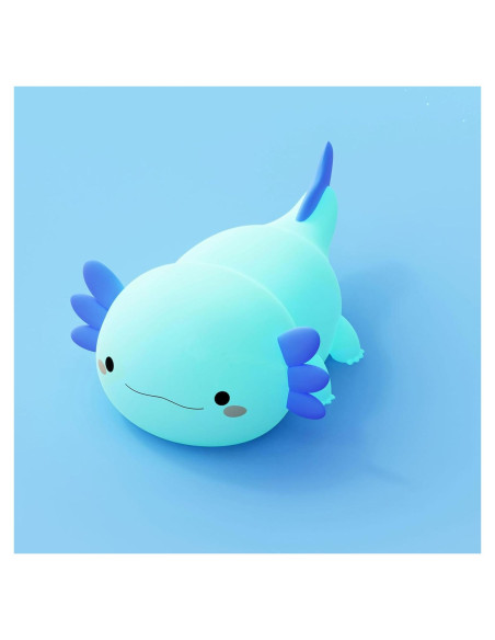 Lámpara Nocturna Axolote Linda - Recargable y Ajustable