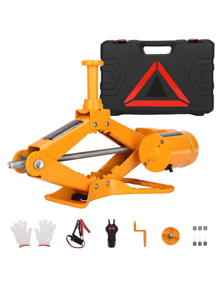 Gato Eléctrico ROGTZ 2 Toneladas 12V con Luz LED y Kit