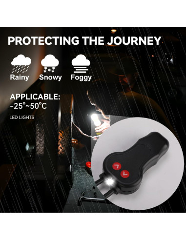 Gato Eléctrico ROGTZ 2 Toneladas 12V con Luz LED y Kit